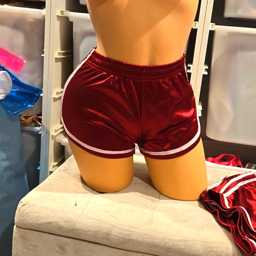 Burgandy shorts
